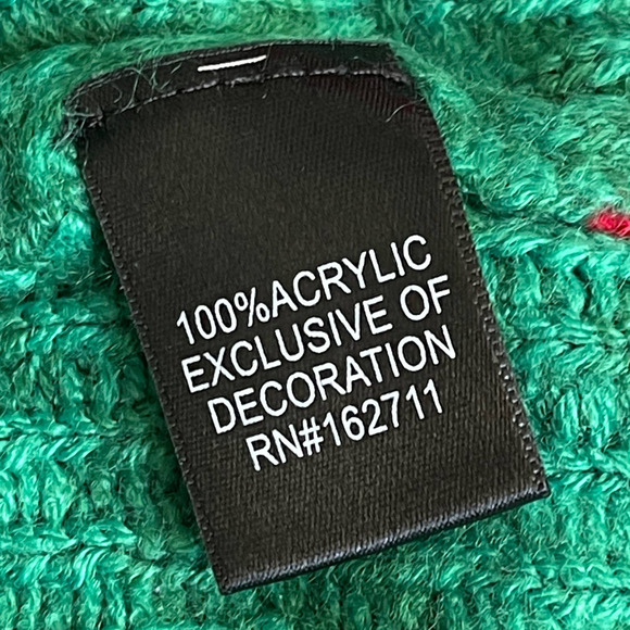 Blizzard Bay Tyrannosaurus Rex Ugly Christmas Sweater Size Med NWOT - Picture 6 of 6